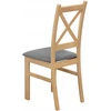 Bird Meble Minkšta kėdė svetainei, valgomajam, virtuvei, medinė Artisan Oak/Pilkas