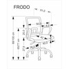Halmar Biuro kėdė FRODO Šviesiai pilka
