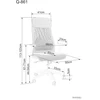 Signal Meble Biuro kėdė Q-861 R, juoda