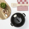 BK Holland Fortalit emaliuotas puodas su dangčiu 20cm 1,4l indukcinės dujos
