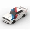 Block Plastikinės statybinės plytos BMW M3 E30 automobilių žaislų automobilio dovanų dėžutė