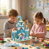 BLOCKS LEDO RŪMAI Princesės pilies rinkinys mergaitėms 501 vnt