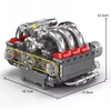 Blokai Mould King 10193 Variklis Boxer Flat-Six Porsche šešių cilindrų BOX