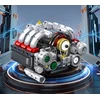 Blokai Mould King 10193 Variklis Boxer Flat-Six Porsche šešių cilindrų BOX