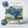 Habarri 3D painting Bas-relief Mėlyna irises Wall picture Flowers org. Gogas