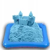 Blue Kinetic Sand 3kg Mėlyna rinkinys su smėlio dėže ir mentelės formomis