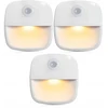 Blurr LED NAKTINIS LEMPAS SU Twilight Judesio jutikliu, Energiją taupantis 3 vnt. rinkinys