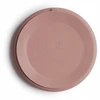 MUSHIE silikoninė lėkštė limpančiu dugnu, Blush