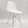 Bm Design 4 DSR Milano kėdės, baltos, metalinės kojos
