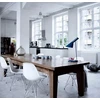 Bm Design 4 DSR Milano kėdės, baltos, metalinės kojos
