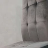 Bm Design 4 MONAKO VELVET kėdės, pilkos, aptrauktos aksomu