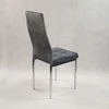 Bm Design 4 MONAKO VELVET kėdės, pilkos, aptrauktos aksomu