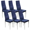 Bm Design 4 MONAKO VELVET kėdės, tamsiai mėlynos, apmuštos aksomu