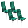 Bm Design 4 Monako Velvet kėdės, žalios, apmuštos aksomu