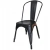 Bm Design 4 Paris juodos Tolix metalinės kėdės