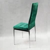 Bm Design 6 MONAKO VELVET žalios spalvos kėdės, apmuštos aksomu