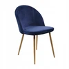 Bm Design DENWER VELVET kėdė, tamsiai mėlyno aksomo, apmušta
