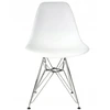 Bm Design DSR Milano kėdė, balta, skandinaviška, metalinė koja