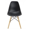 Bm Design DSW Milano kėdės, juodos, 4 vnt. Skandinaviškos medienos kojos