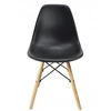 Bm Design DSW Milano kėdės, juodos, 6 vnt. Skandinaviškos medienos kojos