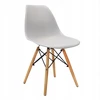 Bm Design DSW Milano kėdės, pilkos, 6 vnt. Skandinaviškos medienos kojos