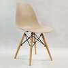 Bm Design DSW Milano smėlio spalvos kėdės, 4 vnt. Skandinaviškos medienos kojos