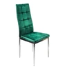 Bm Design Monako Velvet kėdė, žalia, apmušta aksomu