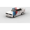 BMW M3 E30 KONSTRUKCINIAI KLAKAI AUTOMOBILIŲ MODELIŲ FIGŪRĖS DOVANA 455 EL.