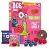 BOB SNAIL Aviečių mėlynių vaisių suktinukai 240g MIX 24 vnt, be cukraus, veganiški