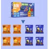 BOB SNAIL Blueberry Multifruit vaisių drebučiai 160g 8vnt, be cukraus, be glitimo