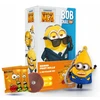 Bob Snail Eat&Fun sveikų vaisių užkandis 2 x 20 g + MINIONS RAKTAUKAS