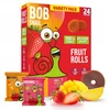 BOB SNAIL Mango Braškių vaisių suktinukai 240g MIX 24 vnt, be cukraus, vegan
