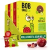 BOB SNAIL vaisiniai suktinukai VYŠNIŲ OBUOLIŲ SKOVIŲ MIŠINYS be cukraus 500g 50 vnt.
