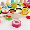 Dėlionė Bobo San MONTESSORI MEDIENOS DĖLĖLĖS VAISIŲ SKAIČIAI MOKYMOSIOS MEDIENOS rūšiavimo lenta