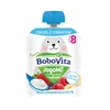 BoboVita Jogomi! putėsiai su braškėmis ir avietėmis 80g