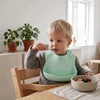 Bocioland Reguliuojamas ir saugus SILIKONINIS seilinukas VAIKAMS KŪDIKIAMS