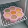 Bocioland SILIKONINĖS FORMELĖS, SKIRTAS KŪDIKIO PATIEKALŲ PORCIJONUI UŽŠALDYTI, RAUŽOS