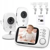 Boifun Mobili auklė 2 KAMERA NA ŻYWO LCD 3.2" dla mamy, dla osób starszych
