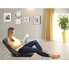 bonVIVO Easy Comfort sulankstoma, reguliuojama grindų kėdė, juoda
