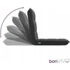 bonVIVO Easy Comfort sulankstoma, reguliuojama grindų kėdė, juoda