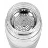 Borosilikatinio stiklo butelis Casno 600 ml su arbatos filtru