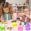 Bounn Gleivių molio rinkinys, 24 spalvos, spalvingi keksiukai