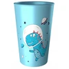 BRANQ Kosmo Dinosaur plastikinis puodelis 250 ml šviesus