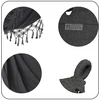 BRAZILIAN DOUBLE HAMMOCK XL BOHO STRONG COVER keliamoji galia 220kg antracitas