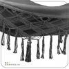 BRAZILIAN DOUBLE HAMMOCK XL BOHO STRONG COVER keliamoji galia 220kg antracitas