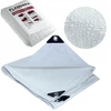 Brezentas 100 g storos folijos 4x6 BALTA vandeniui atspari UV+++