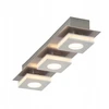 Brilliant Lampa sufitowa LED Transit aliuminio sidabrinė