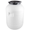 Browin Plastikinė statinė su dangčiu ir rankenomis Biowin 60L baltas