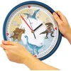 Bruni Laikrodis ścienny Dinozaur do pokoju dziecięcego cichy 29 cm