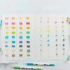 BRUSH PEN 36 PASTELĖS DVIŠALĖS SPALVOS VANDENS ŽYMEKLIAI BE RŪGŠČIŲ